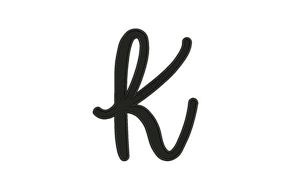 Alphabet K: A Designer’s Take on This Elegant Letter Embroidery
