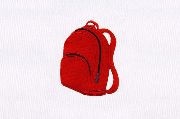Backpack Embroidered Design for Seasonal Collections