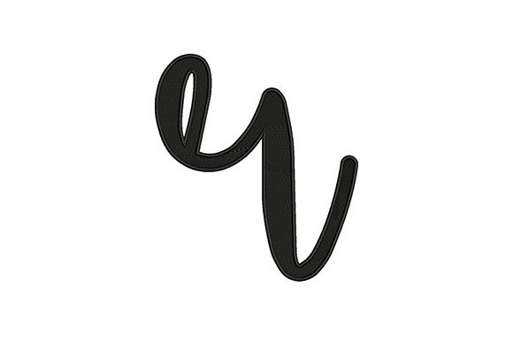 Lower Case Alphabet R for Seasonal Embroidery Projects