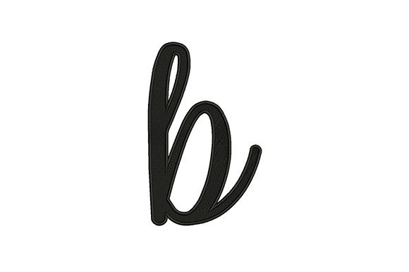 Lowercase Alphabet B: A Seasonal Embroidery Gem