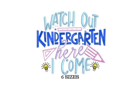 Watch Out: A Must-Have Back-to-School Embroidery Design