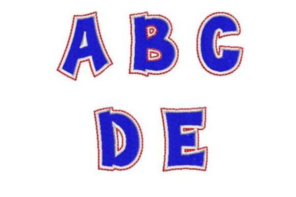Watercolorstyle Letter A-E Review